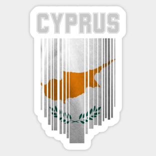 Cyprus flag, cypriot flag Sticker